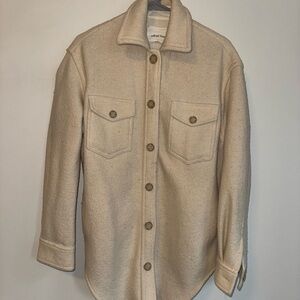 Wilfred Free Cream Wool Jacket
